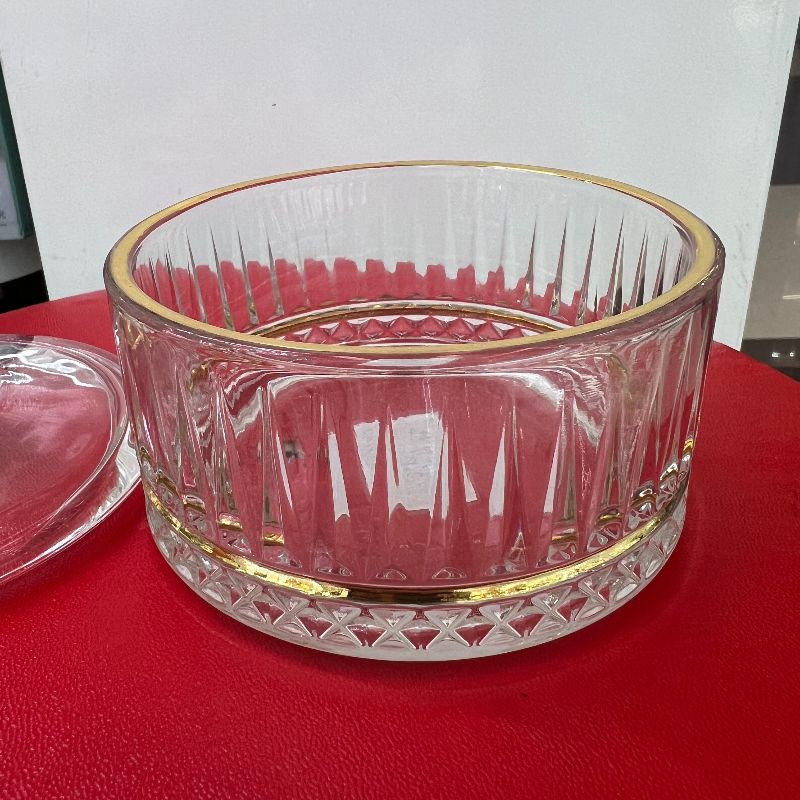 Sugar jar, glass cup, cup design, white sugar seasoning jar, storage, wedding candy can, and accessories Application Scenario
