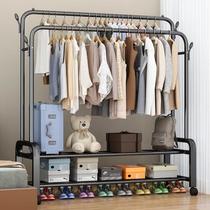 xiaoyang selection clothes hanger floor-standing household bedroom hanger balcony clothes rail indoor cloth rack storage rack