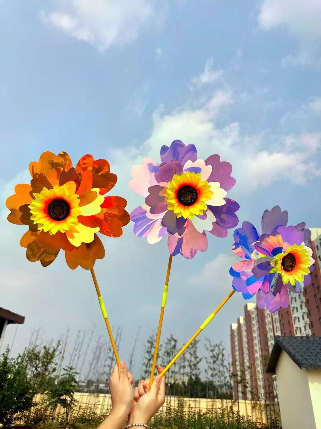 风车/小风车发卡/发光风车/假鱼/镭射眼风车细节图