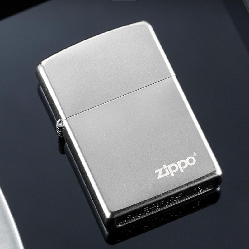Zippo Lighter Genuine Personalized Gift Men's Treasure Frosted Zippo Logo Lighter 205