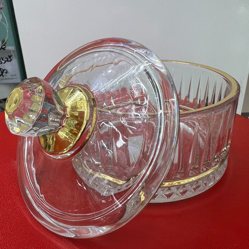 Sugar jar, glass cup, cup design, white sugar seasoning jar, storage, wedding candy can, and accessories Specification image
