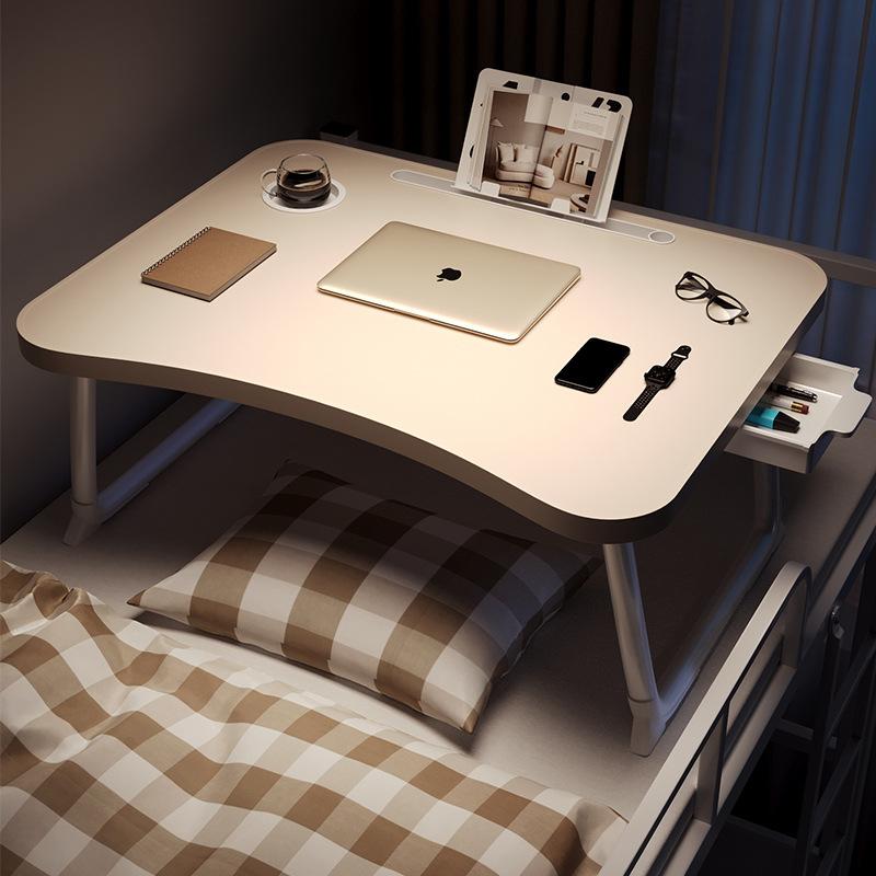 on bed small table folding table desk laptop office study computer desk bed table lazy desk bay window university