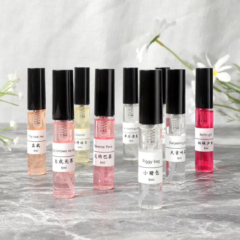 perfume sample 5ml men and women test pack portable long-lasting light perfume perfume spray wholesale suit cosmetics