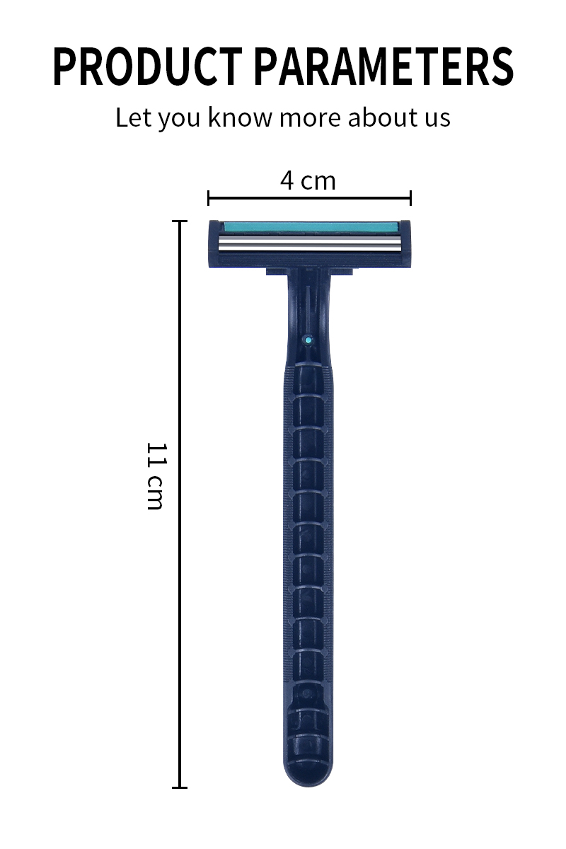 Hot-selling disposable double-layer stainless steel blade razors and portable underarm shavers for women pic 8