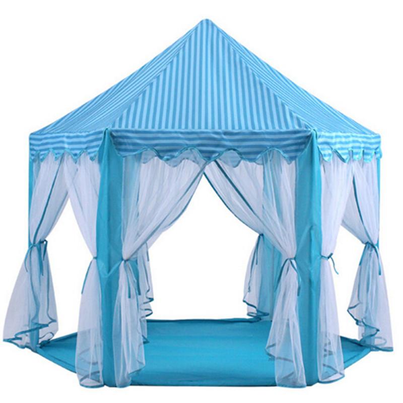 Factory Direct Sales Anti-Mosquito Breathable Children's Tent Hexagonal Children Princess Tent Kids' Playhouse