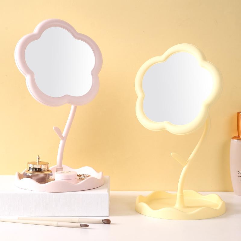 sunflower modeling makeup mirror girl dresser table jewelry cosmetic mirror bedroom dorm desktop vanity mirror
