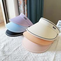 hat women's fashion summer visor hat sun hat women's summer uv shell sun protection hat outdoor air top hat