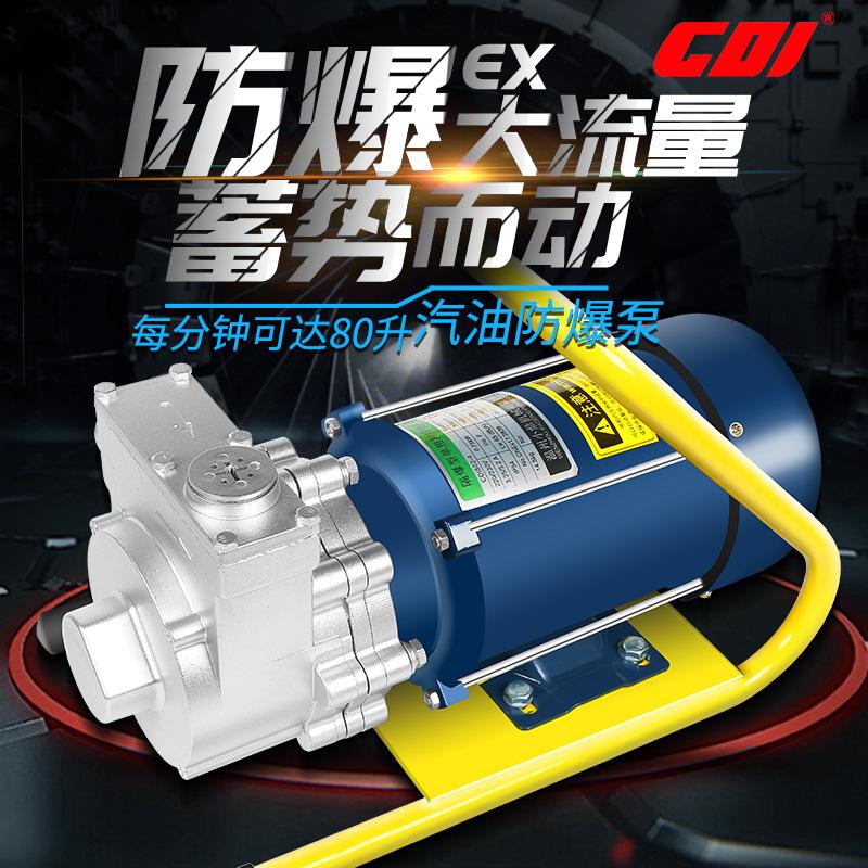68315 large flow self-priming pump electric motor gear pump diesel fuel gasoline explosion-proof petrol pump