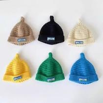 nipple cap children's knitted woolen cap boys and girls warm thickened baby pullover