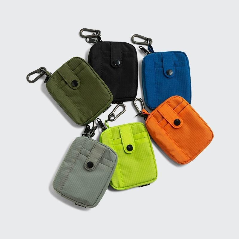 fashion brand japanese style non-printed waterproof men's and women's clutch coin purse pocket silver coin bag mini bag bank card package document package