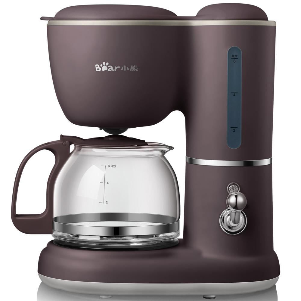 bear coffee machine american household 600ml drip type small mini cooking teapot coffee making kfj-a06q1