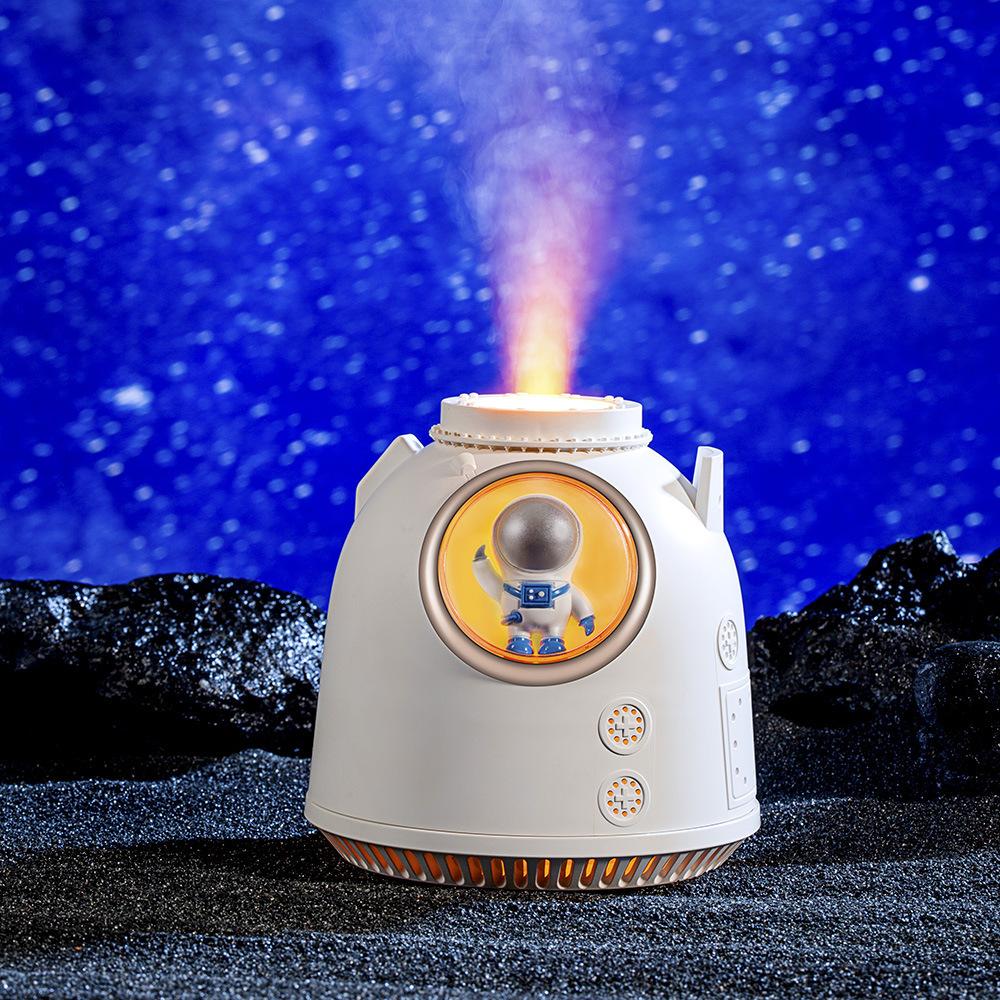 new astronaut return cabin flame humidifier household desktop atomizer air space capsule humidifier
