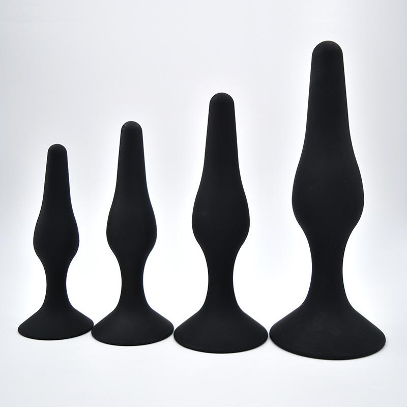 adult sex product silicone back stand butt plug female self-wei equipment furniture toy four-piece set butt plug advanced manufacturers