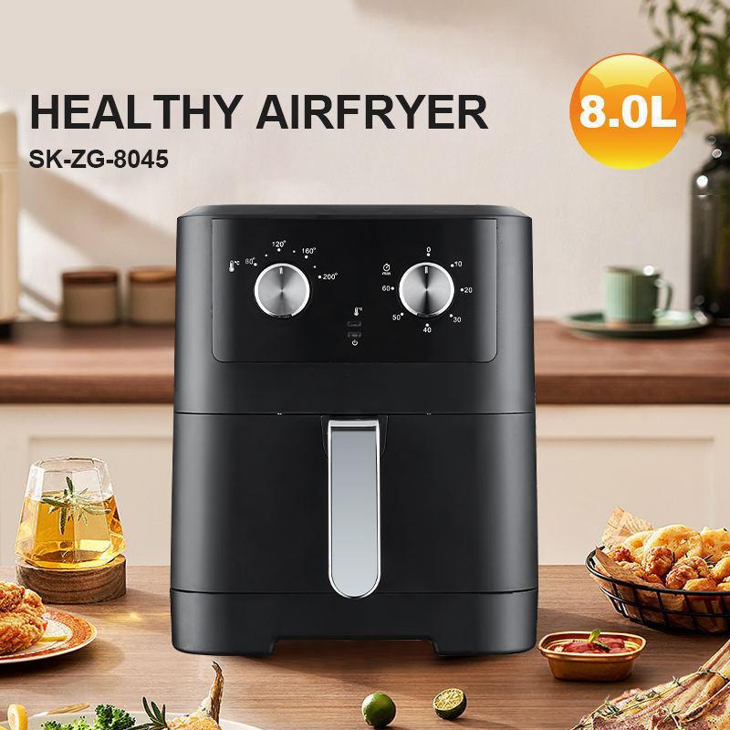 110V Export Cross-Border Delivery Air Fryer 8L Capacity Household Automatic Household Deep Fryer Airfryer