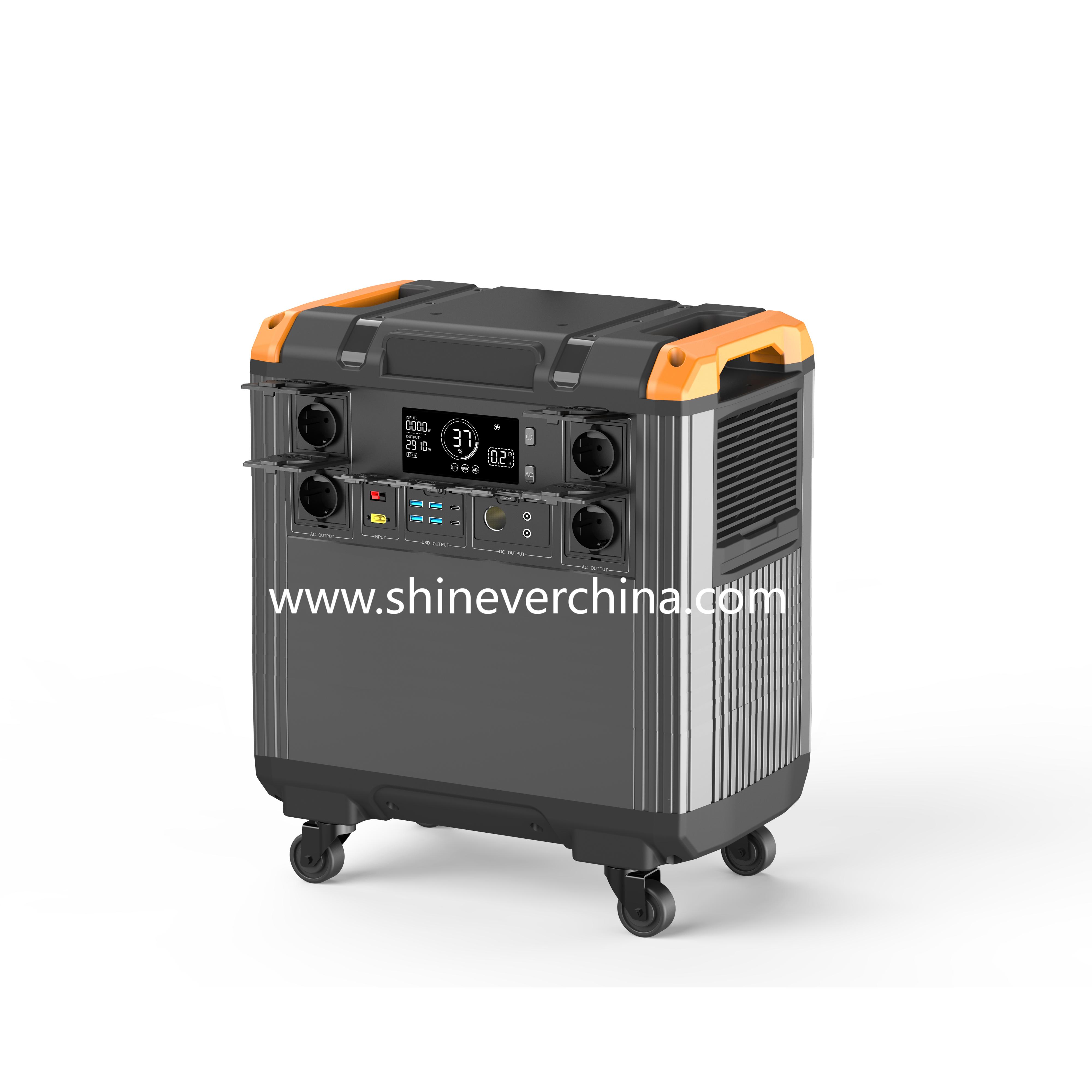 Shinever 户外家用便携式储能电源大功率蓄电池 5000W Protable Power Station