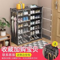 yiwu factory direct sales simple shoe cabinet plastic shoe rack simple modern dustproof shoe storage cabinet economical shoe cabinet
