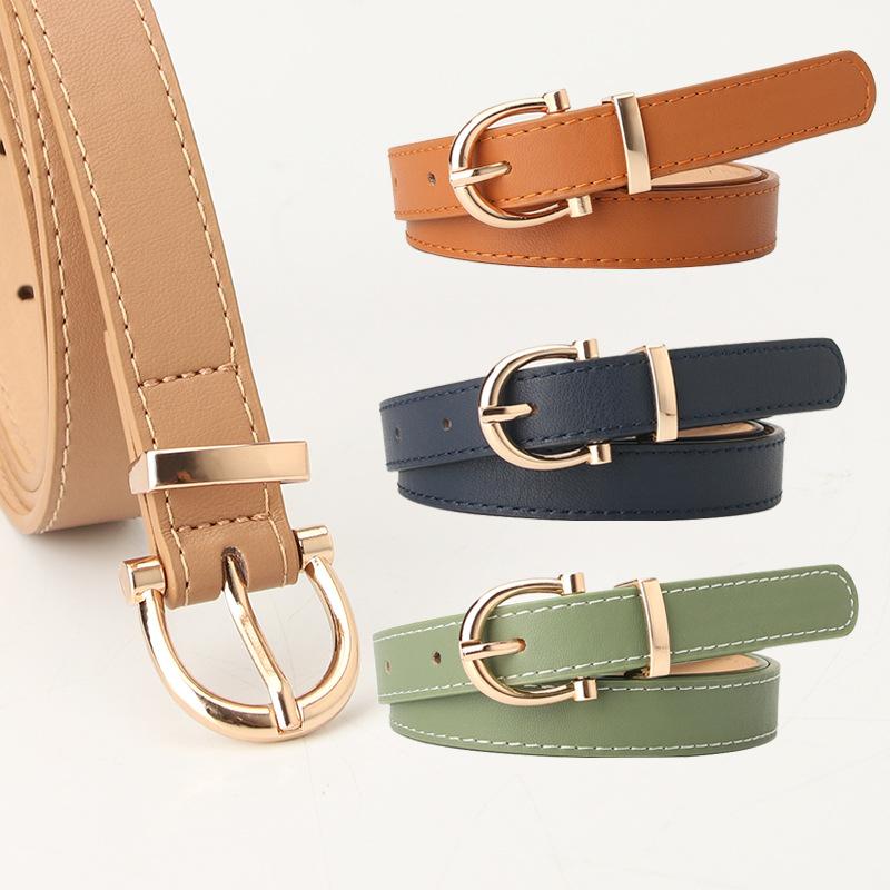 cool matching in stock women's korean-style fashion belt student jeans decoration thin belt clothing matching belt women's