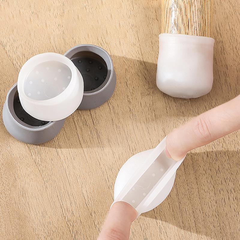 chair feet gloves table and chair foot pad silicone non-slip silent wear-resistant table leg mat dining chair furniture table mats protection stool