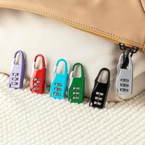 mini password lock padlock anti-theft luggage luggage lock student dormitory schoolbag cabinet drawer lock small lock waterproof