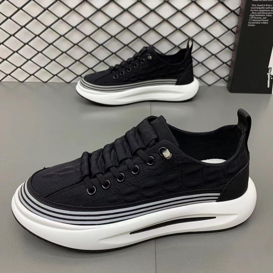 shoes men's shoes summer new breathable canvas shoes men's trendy versatile platform sports board shoes daddy shoes trendy shoes