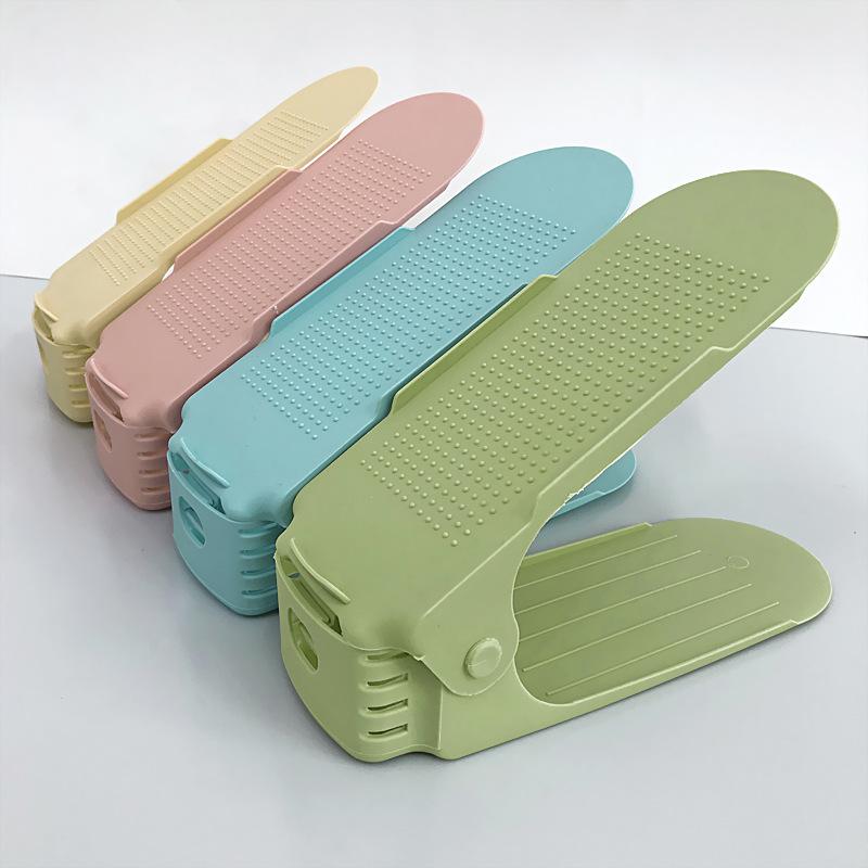 storage shoe rack double-layer dormitory shoes holder adjustable household shoes storage rack shoe cabinet save space storage shelves