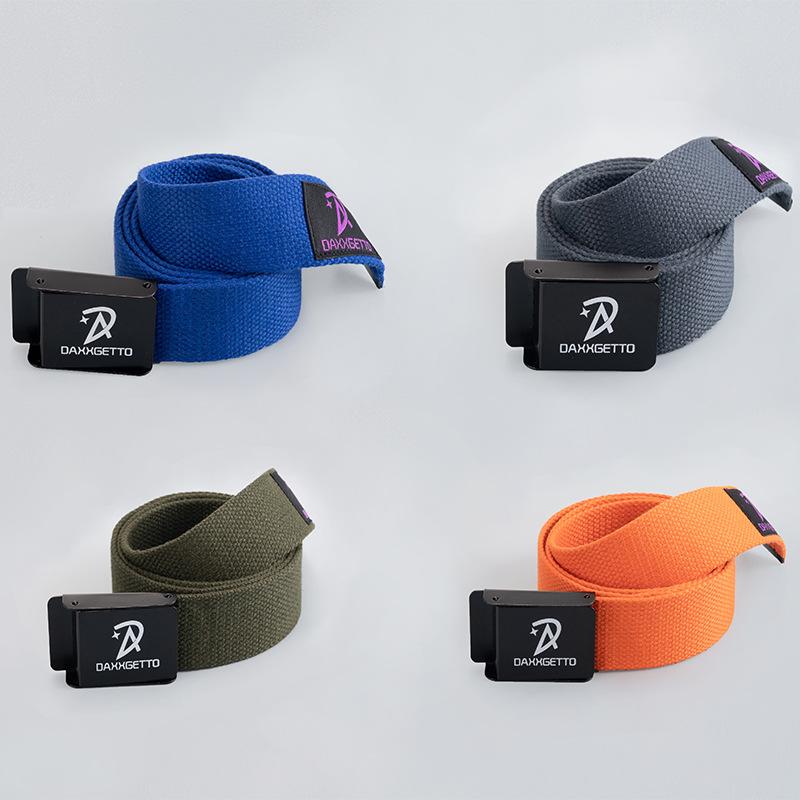 daxxgetto canvas belt multi-color optional simple cargo jeans belt for both male and female ins style belt