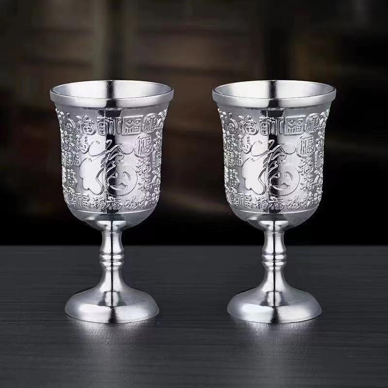 new gold wine glass creative goblet gold cup silver cup gift daily use modern white shot glass household shooter glass