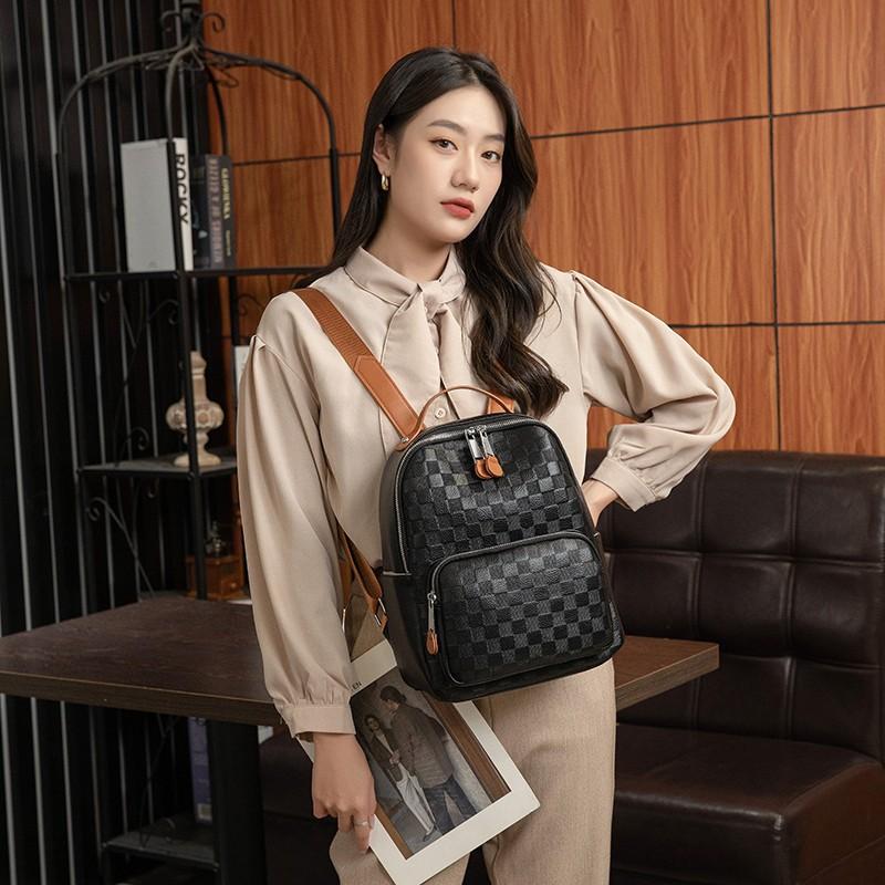 Soft Leather Textured Women's Backpack Women's Bag 2023 New Fashion PU Leather Outdoor Backpack Women's Casual Backpack