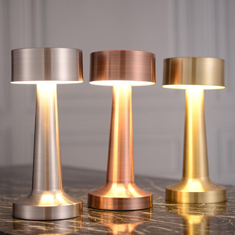 cross-border hot sale bar table lamp table lamp usb charging touch retro metal table lamp decorative small table lamp night light