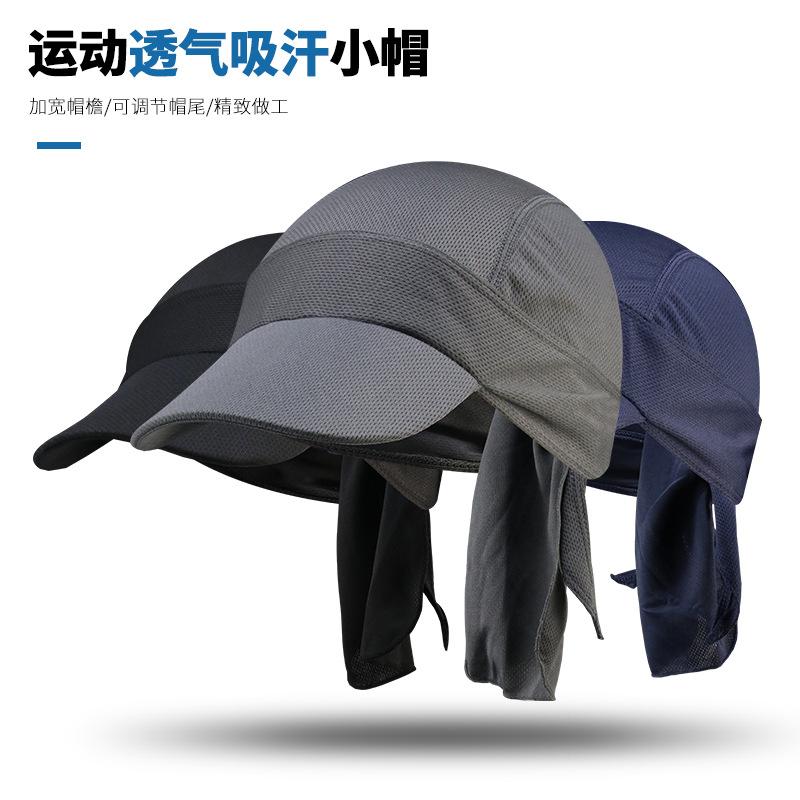 spring summer cycling sports pirate hat breathable helmet lining peaked cap mesh small hat running cap