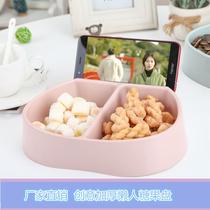 plastic candy plate independent separated candy plate lazy fruit plate european fruit plate eating melon seeds artifact lazy fruit plate