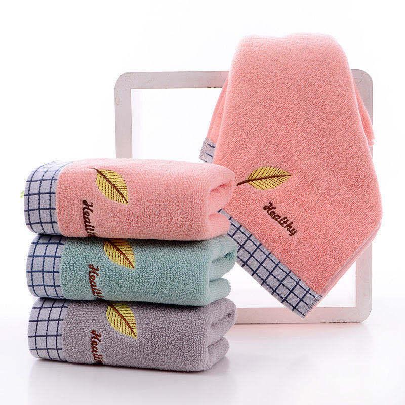 Pure Cotton Towel Home Daily Use Water-Absorbing Cotton Face Cloth Hand Gift Box Embroidered Logo Towel Full