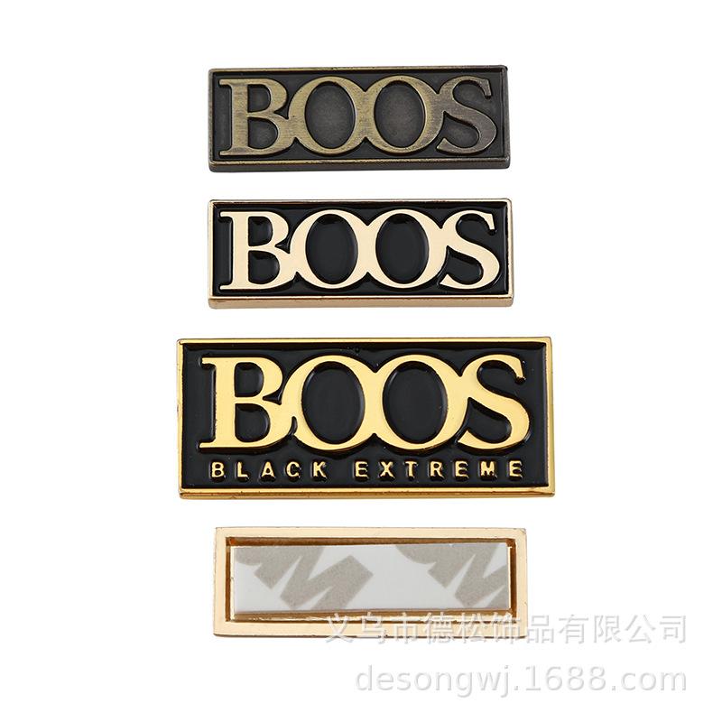 Customized Furniture Bags Metal Tag Furniture Stickers Signs OEM Customized Logo Hardware Trademark Nameplate