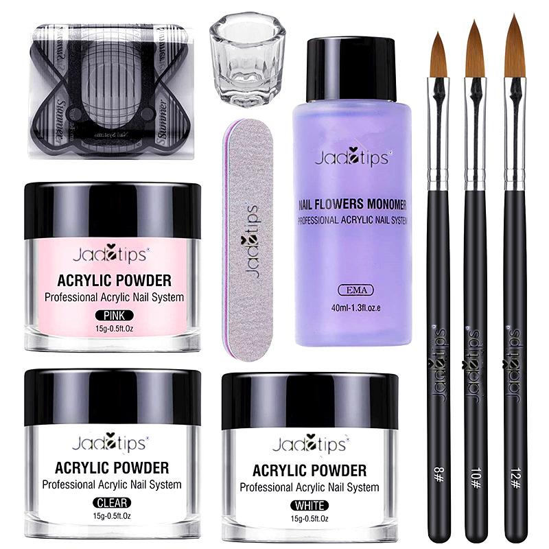 nail beauty tool set tool bags pack nail polish set novice crystal monomer set tool bags nail scissor set full set