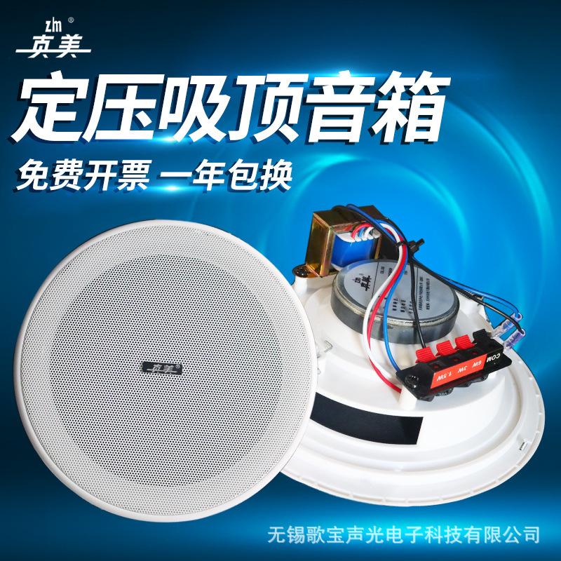 tianjin zhenmei fixed pressure ceiling speaker ceiling coaxial speaker sound reinforcement system surface mounted ceiling speaker