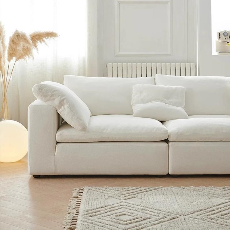 foshan furniture cream fengyunduo sofa modern minimalist living room furniture small apartment technology fabric lazy sofa Specification drawing