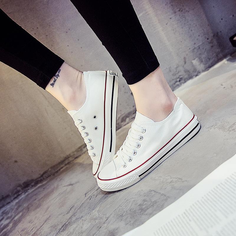 kaibu factory direct sales autumn new 2024 canvas shoes women's white shoes cloth shoes girls lovers shoes a01