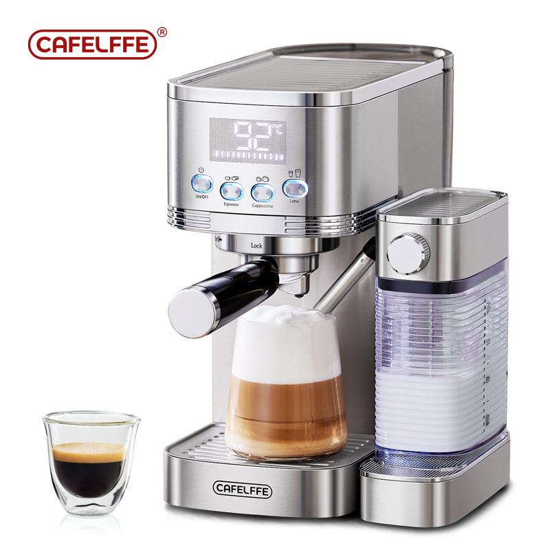 cross-border automatic coffee machine milk frother integrated 20bar household small italian coffee machine in stock wholesale