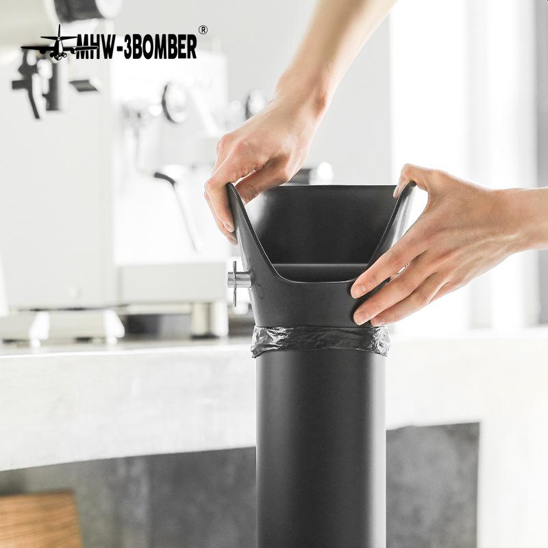 mhw-3bomber bomber vertical dregs bucket bar commercial large capacity coffee machine grounds box waste barrel