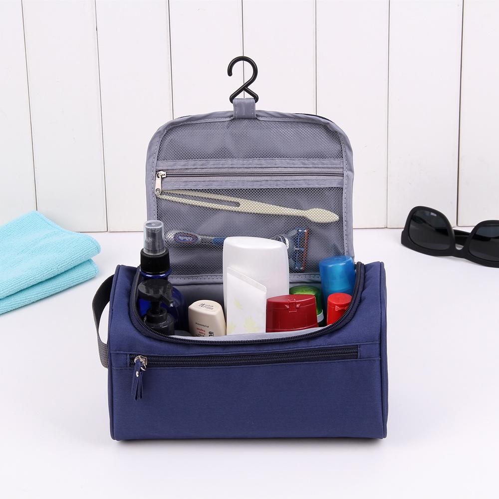 hot sale large capacity hanging wash bag waterproof storage bag cosmetic bag travel storage oval wash bag