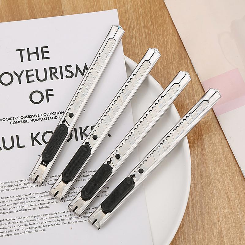Stainless Steel Art Knife Small Size Portable Office Supplies Metal Paper Cutter Student Art Knife for Handcraft