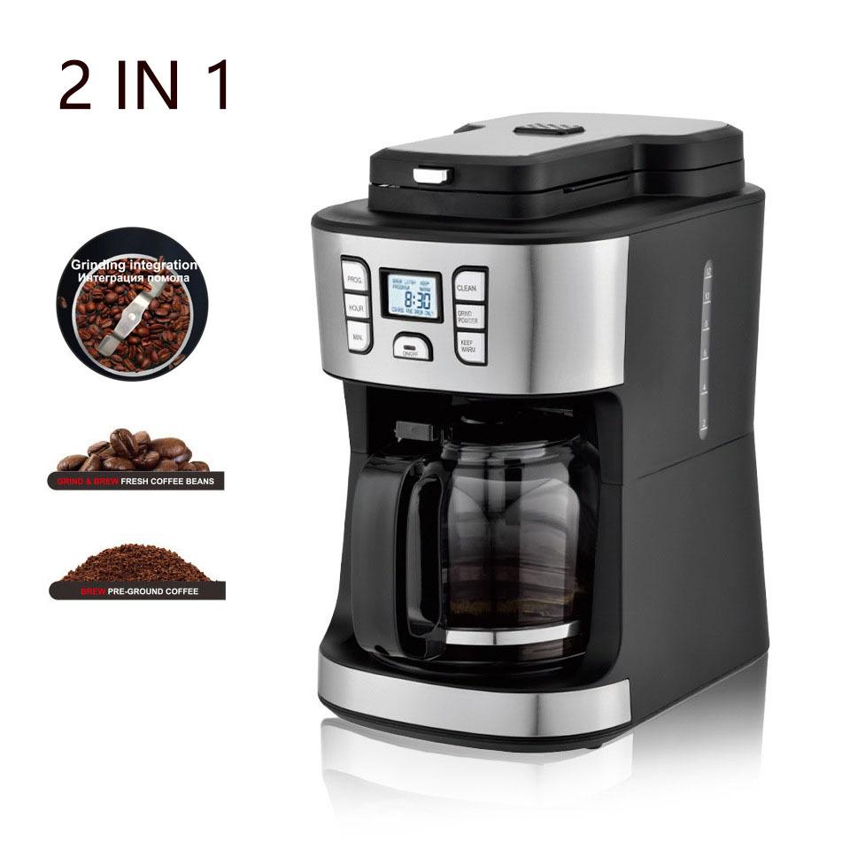 american coffee machine household bean grinding coffee machine automatic drip coffee machine insulation bean grinding and brewing all-in-one machine