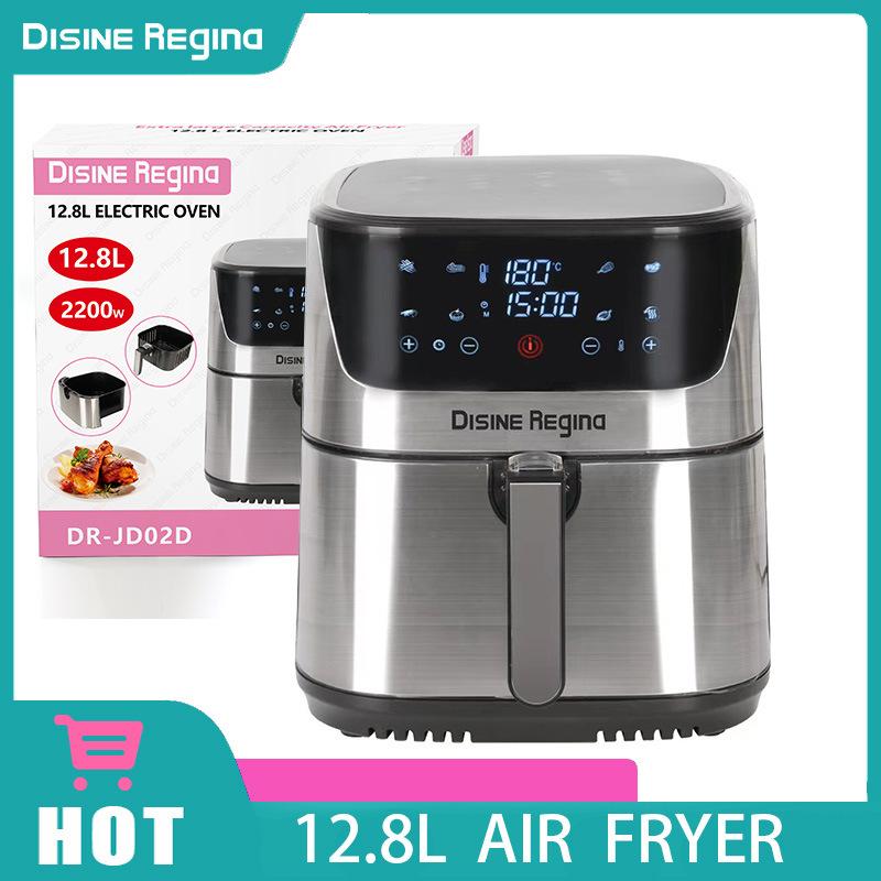 Foreign Trade 12.8L Air Fryer Smart Double Pot Basket Air Fryer 12L Smart Electric Oven Deep Frying Pan Cross-Border