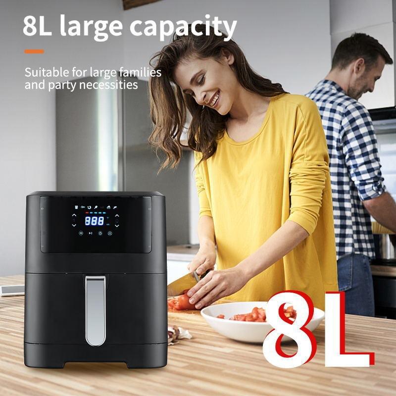 110V Cross-Border Delivery Air Fryer Household Automatic Multi-Function 8L Fryer Healthy Airfryer