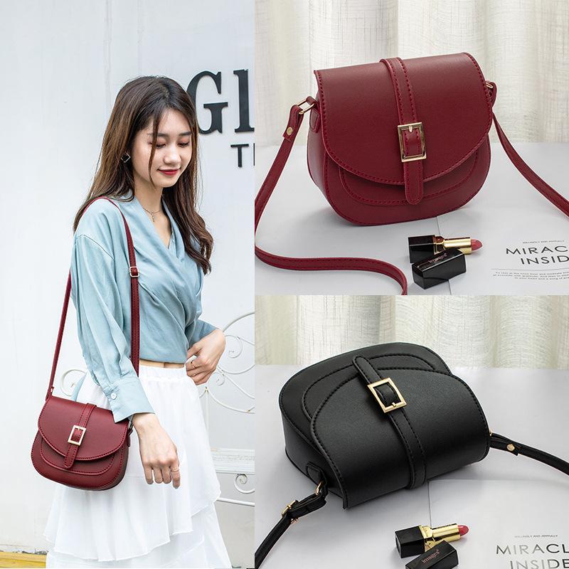 women's bag saddle bag simple korean style 2024 fashion trendy one-shoulder bag crossbody ladies' pouch mobile coin purse