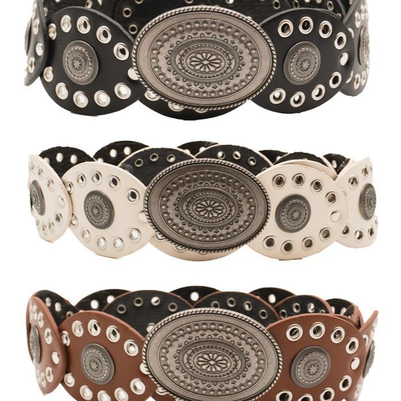 american-style high-grade vintage belt women's western denim style skirt jeans decorative belt women's wide waist chain