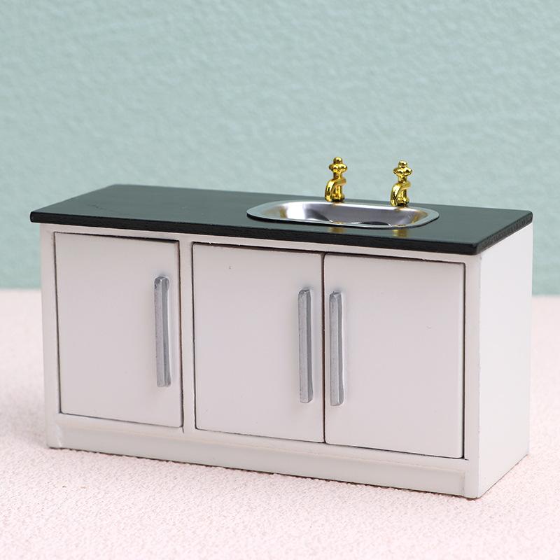 1:12 dollhouse dollhouse mini furniture kitchen furniture pocket stove sink miniature furniture furnishing articles