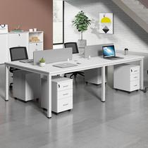 office desk and chair combination 2/4/6 people simple modern office furniture staff desk staff position computer desk