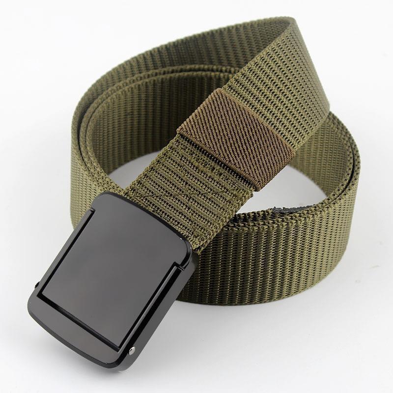 factory direct sales new multi-functional outdoor tactics inner belt men's alloy turning plate buckle tactical canvas pants belt