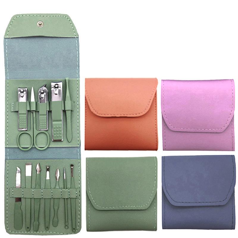 beauty suit nail scissors pedicure eyebrow blade nail clippers nail beauty tool set suit 12-piece set nail scissor set suit